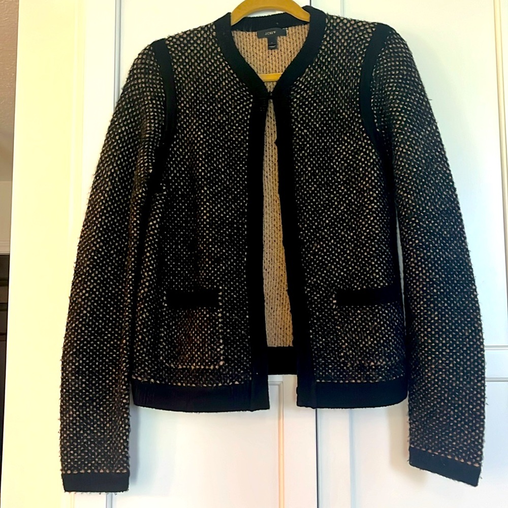 J crew sweater jacket.
